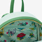 Loungefly Pokemon Grass Type Scene Mini Backpack New