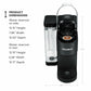 Keurig K-Supreme Single Serve K-Cup Pod Coffee Maker, MultiStream Technology, 4 Brew Sizes, 66oz Dual-Position Removable Reservoir, Black