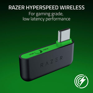 Razer Kaira HyperSpeed Wireless Gaming Headset for Xbox Series X|S, Xbox One, PC: TriForce 50mm Drivers - HyperClear Cardioid Mic - Low Latency Bluetooth - Up to 30 Hour Battery Life - Black