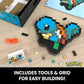 MEGA Pokémon Action Figure Building Set, Squirtle Pixel, Retro Squirtle, 367 Pieces, Table or Wall, Collector Building Show, HTH77
