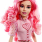 Mattel Disney Descendants: The Rise of Red Singing Bridget, Young Queen of Hearts Doll in Movie-Inspired Clothes, Sings “Shuffle of Love” in English