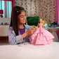 Mattel Universal Wicked Deluxe Glinda Fashion Doll & Accessories Including Crown & Scepter, Movie-Inspired Look with Posability