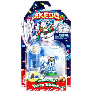Legends of Akedo Holiday Attack Frosty Tailwhip Mini Battling Action Figure