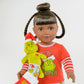 My Life As Poseable Grinch Sleepover 18 Inch Doll (Dark Brunette Hair, Brown Eyes)