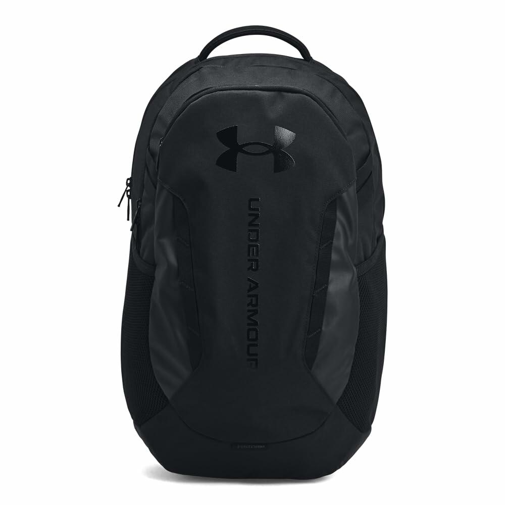 Under Armour Unisex Hustle 6.0 Backpack, Black/Black/Black, One Size