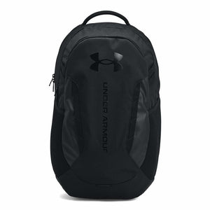 Under Armour Unisex Hustle 6.0 Backpack, Black/Black/Black, One Size