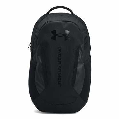 Under Armour Unisex Hustle 6.0 Backpack, Black/Black/Black, One Size