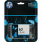 HP 63 Tri-color Ink Cartridge, Works with DeskJet & ENVY Series