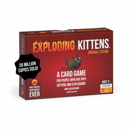 Exploding Kittens Original Edition Card Game 2-5 Players Ages 7+ 15 Minute