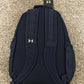 NWT- Under Armour Hustle 15” Backpack Hustle 5.0.  Color:  Academy /Navy