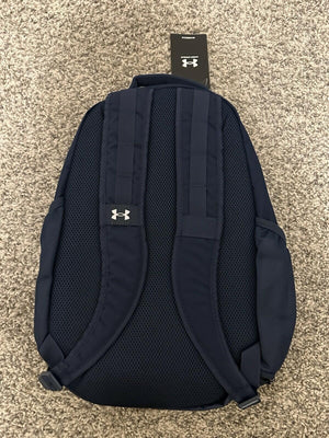 NWT- Under Armour Hustle 15” Backpack Hustle 5.0.  Color:  Academy /Navy