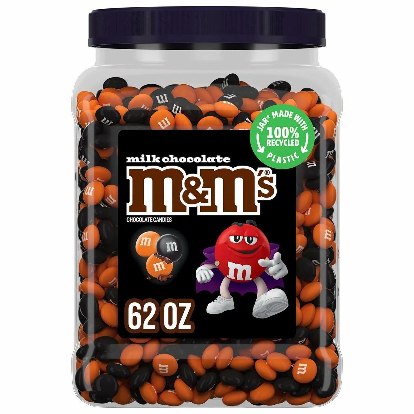 M And M'S Milk Chocolate Halloween Candy, 62 oz.