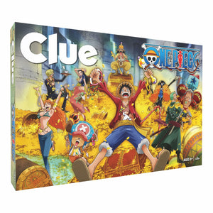 CLUE: One Piece Board Game, Find Hidden Pirate Treasure with Luffy and The Straw Hat Crew, Explore Iconic Locations Like Dressrosa, Drum Kingdom & Water Seven, Official Toei Animation Game, Ages 8+