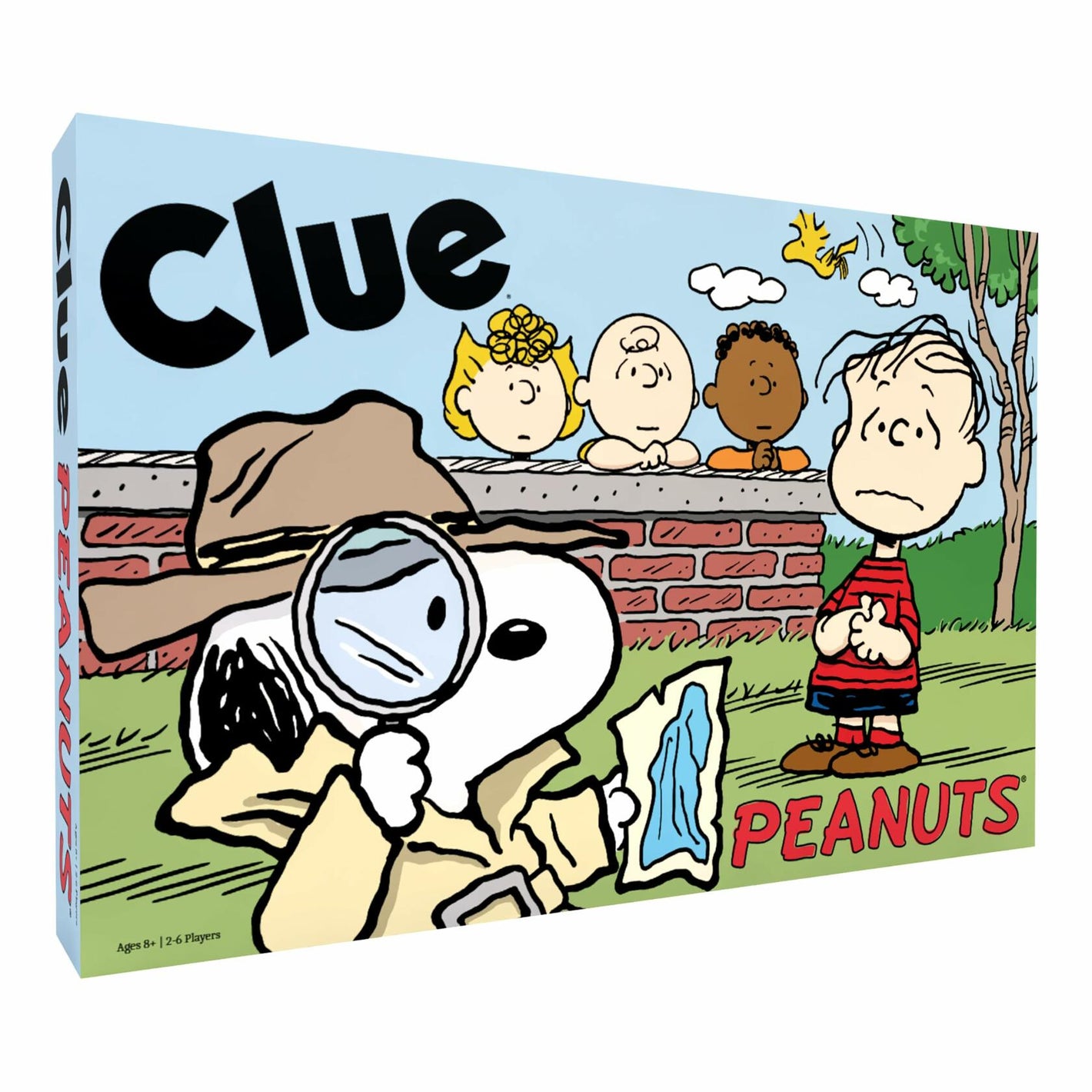 CLUE: Peanuts Board Game, Solve The Mystery of Linus's Missing Blanket with Charlie Brown, Snoopy, & Friends, Explore Iconic Locations Like Lucy’s Booth & Charlie’s House, Officially Licensed Game