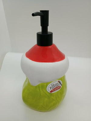Dr. Seuss The Grinch Christmas Lotion or Soap Dispenser NEW Glossy Finish