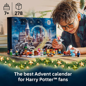 Lego Harry Potter Advent Calendar 2025 Kids Toy - Holiday Countdown for Boys & Girls, 7+ - 24 Buildable Surprises, Including Harry, Draco & Luna Minifigures - Kids Gift Idea for Christmas - 76456
