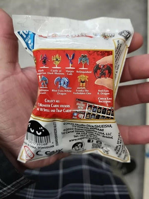 Lot Of 8 Yu-Gi-Oh!■Micro Mini Figures ■ Sealed BLIND BAG YoGiOh CARDS■STICKERS