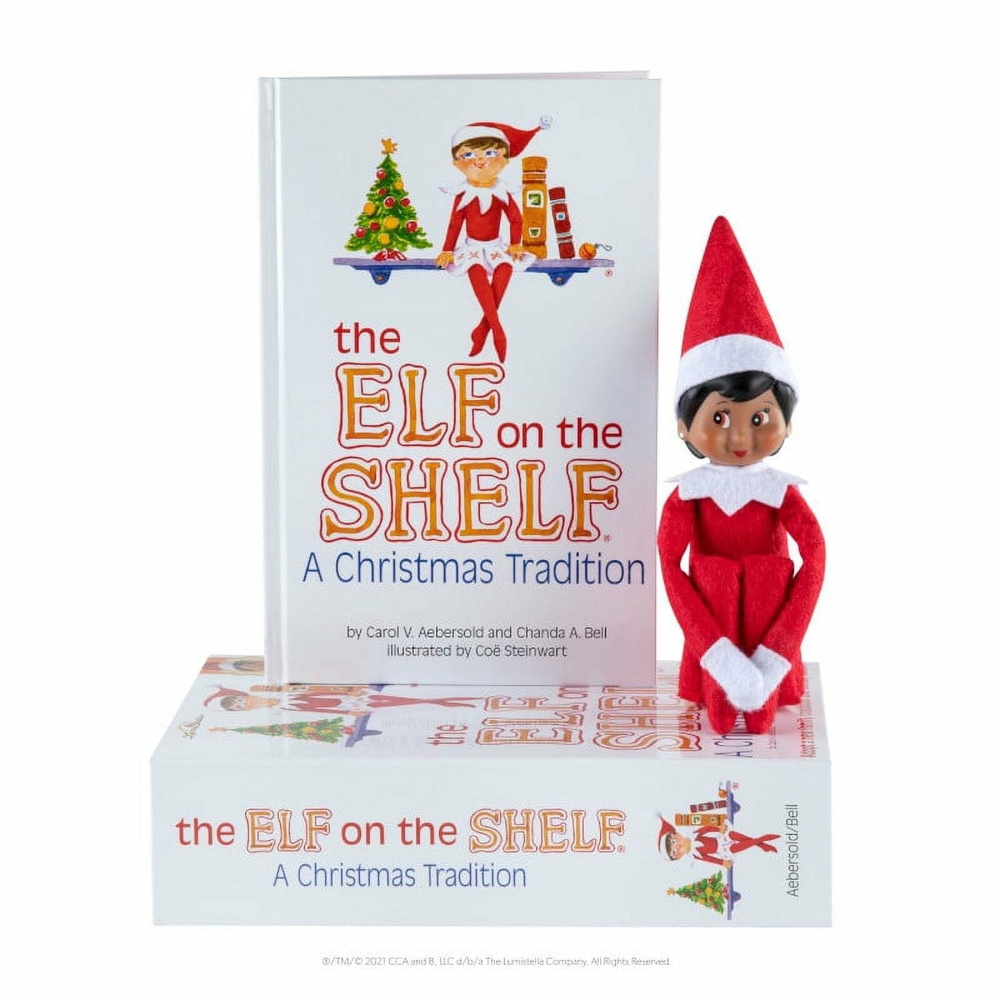The Elf on the Shelf: A Christmas Tradition - Girl Scout Elf with Brown Eyes - Includes Artfully Illustrated Storybook, Keepsake Box and Official Adoption Certificate