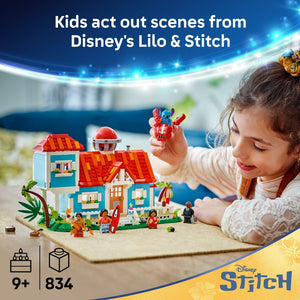 DMG Box LEGO Disney Lilo and Stitch Beach House Toy - 43268