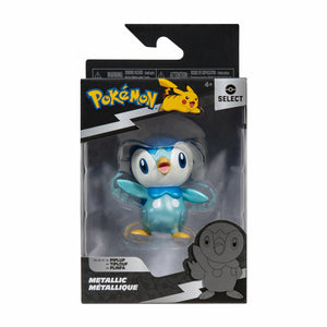 Pokemon Piplup Select Metallic Battle Figure - 3-Inch Metallic Battle Figure