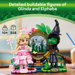 DMG Box LEGO Wicked Elphaba & Glinda Figures Building Toys - 75682