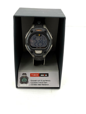 Timex Unisex T5e961 Ironman Classic 30 Digital Quartz 30-lap Black & Gray Watch