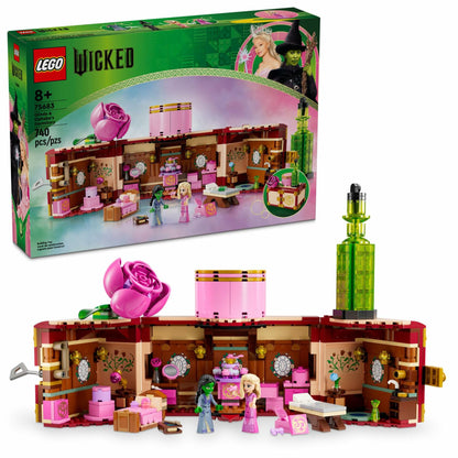 LEGO Wicked Glinda & Elphaba's Dormitory Building Toys - Wicked Toys for Girls & Boys, Age 8+ - Birthday Gift Idea - Buildable Doll House for Kids - 75683