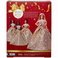 Barbie Signature 2025 Holiday Blonde Fashion Doll Wearing Silver & Gold Gown, Seasonal Collector in Displayable Packaging & Stand