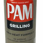 Pam No-Stick Cooking Spray - Grill - For High Temperature - Net Wt. 5 OZ (141 g) Each - Pack of 2