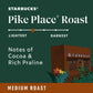 Starbucks VIA Instant Coffee, Medium Roast Coffee, Pike Place Roast, 100% Arabica, Single-Serve, 1 Box (8 Packets)